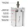 Free Mount Cylinder MD High Precision Manufacturing Solution