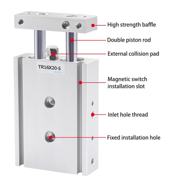 Twin Rod Cylinder TR High Precision Global Industry Supply