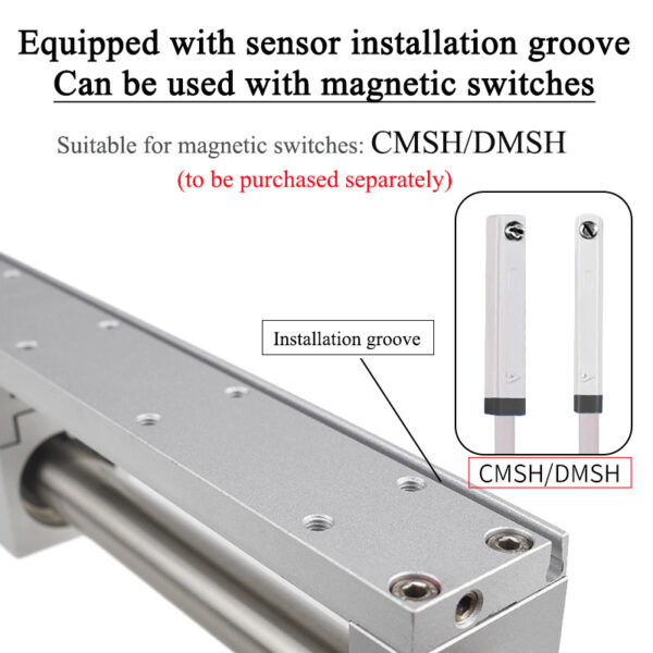 Magnetically Coupled Rodless Cylinder RMH: High-Precision Manufacturing Solutions for Global Industry