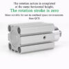 Flat Swing Clamp QDK High Precision Manufacturing Solution