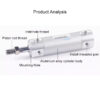 Round Body Cylinder CDG1BN High Precision Global Solution