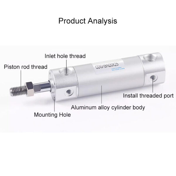 Round Body Cylinder CDG1BN High Precision Global Solution