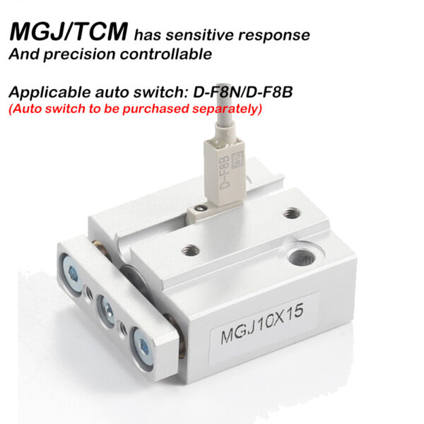 Miniature Guide Rod Cylinder MGJ/TCM: High-Precision Solutions for Global Electronics Manufacturing